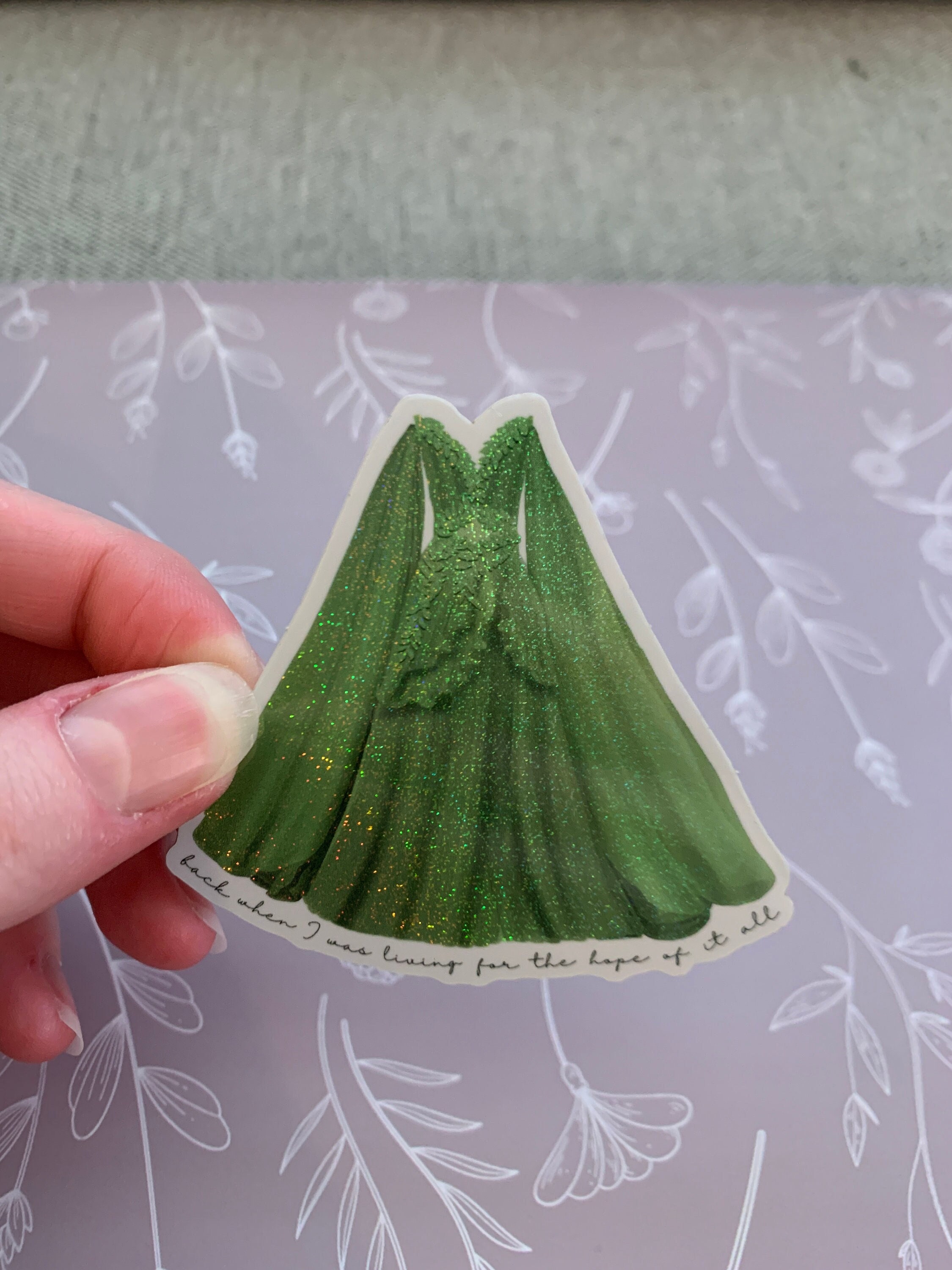 Folklore Dress Green Eras Tour - Etsy Folklore Dress Green Eras Tour - Etsy