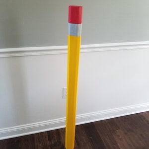 4 foot  Whole Handcrafted Giant  Pencil, wall art, teacher, classroom art, wooden designs, classroom decor,