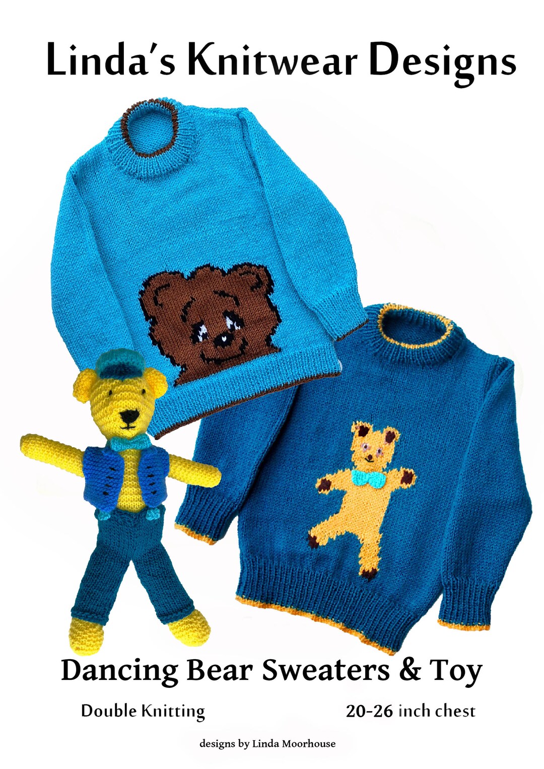 PDF Download - Two Children's Dancing Bear Motif Sweater English ...