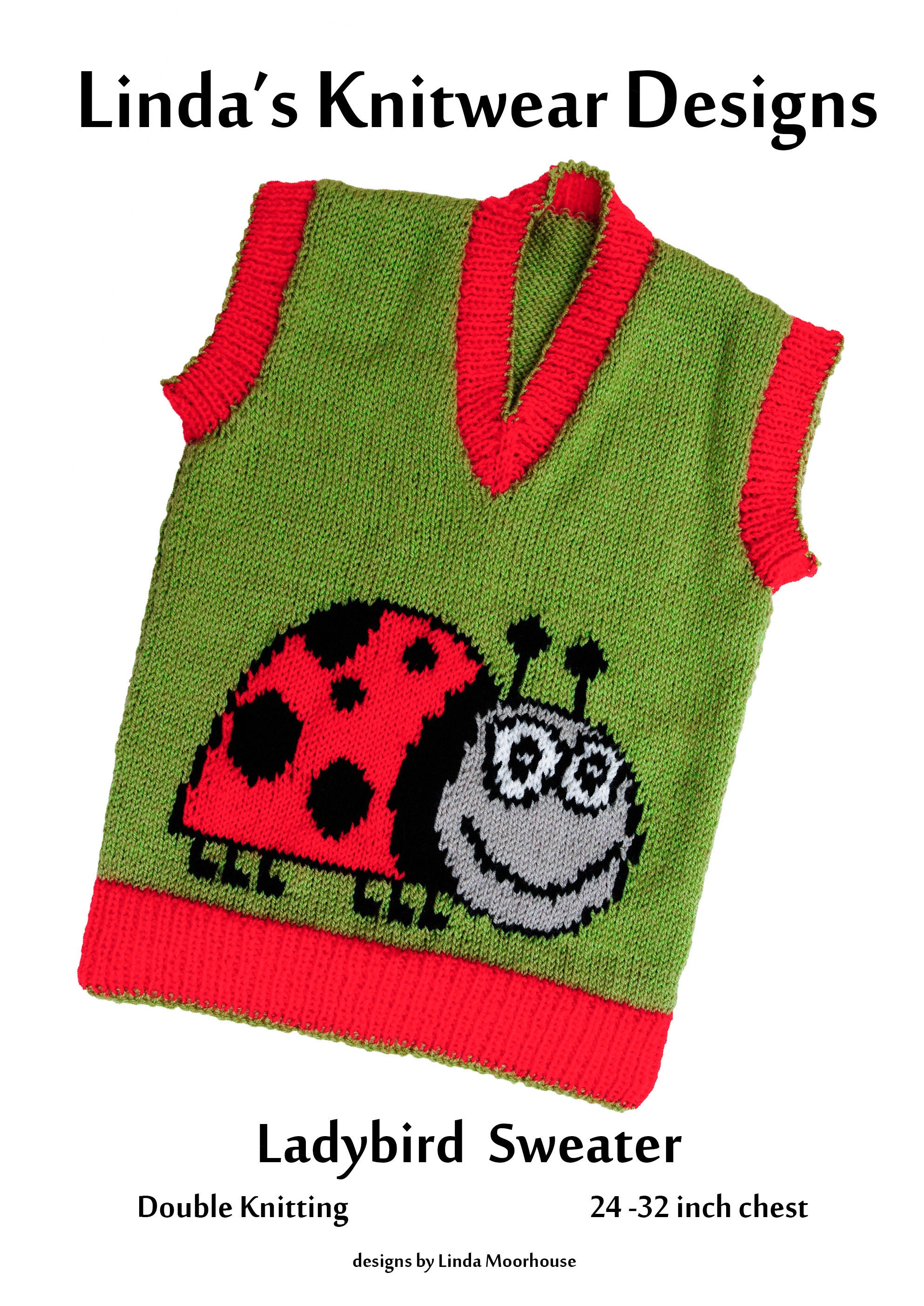 Ladybug/ladybird Motif Sweater Knitting 