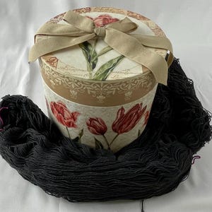 1200+ Yards Hand-spun yarn - 100% bamboo - natural gray color