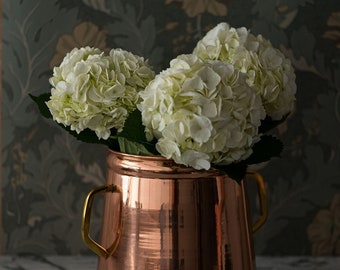 Jardinière en cuivre - vase à fleurs - vase en cuivre - pièce maîtresse - support de fleurs - cuivre vintage - compositions florales - jardinière