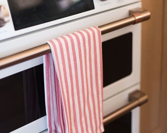 Red Stripe French Dishtowel