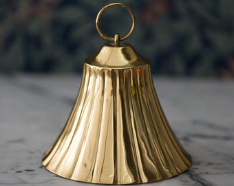 Scalloped Brass Bells