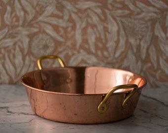 Copper Pan - Fait Tout Pan - Copper Jam Pot - Fry Pan - Copper Sauté Pan - Copper Pot - Copper Cookware - Copper Kitchenware