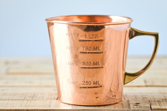 4 Cup Liquid Measuring Cup Measuring Scoops Measuring Cups Copper