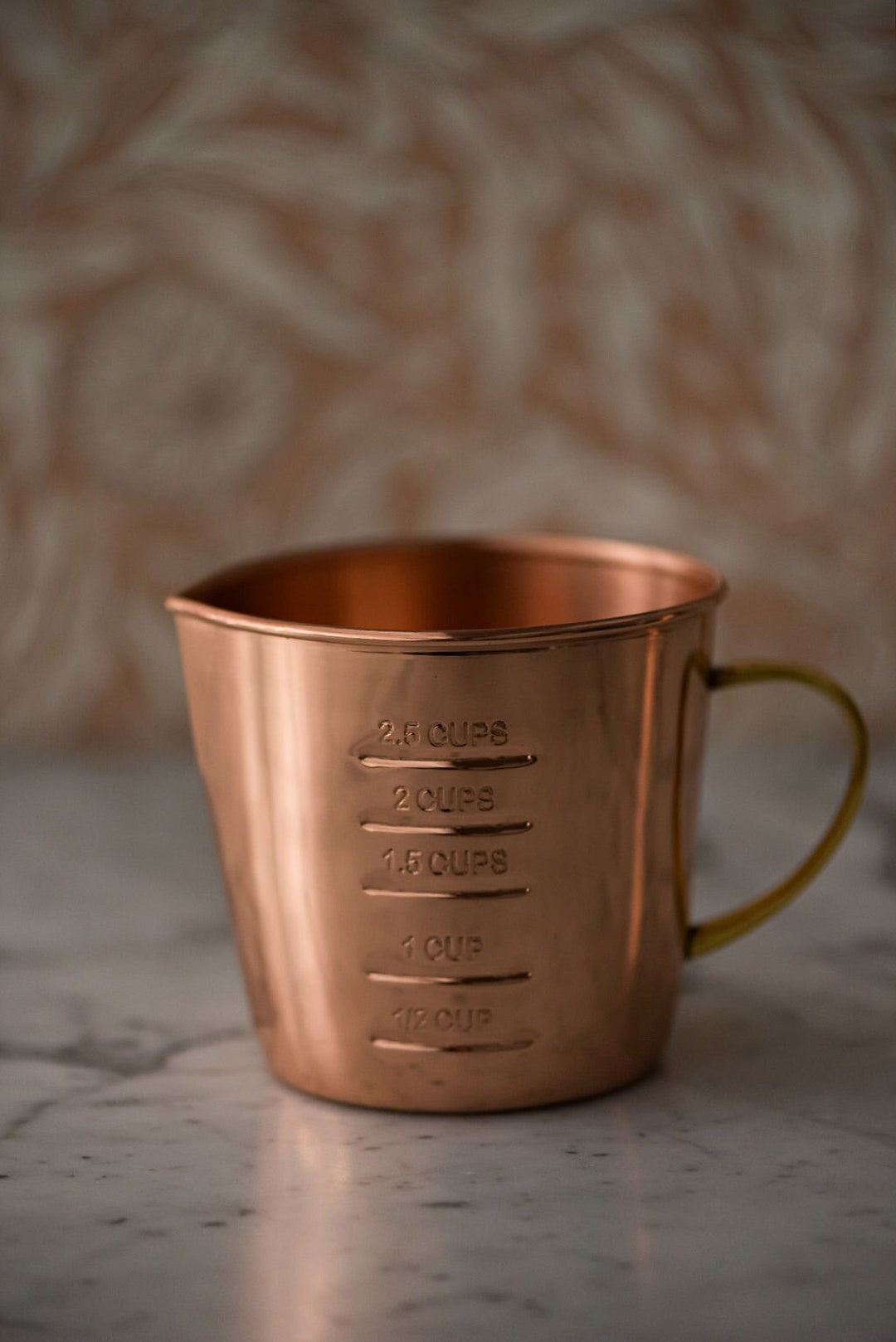 2.5 Liquid Measuring Cup Measuring Cup Cooking Measuring Pourer Copper  Measuring Cup Measuring Mug 