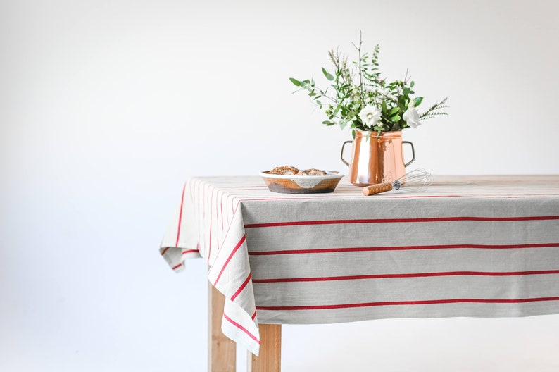 TheGalleyAndFenShop Cotton Tablecloth - Thumbnail 2