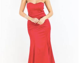 Gisella Mermaid Bridesmaid Dress--- In stock and ready to ship!