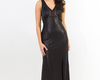 Mishela vestido de lentejuelas con espalda abierta---- en stock y listo para enviar!