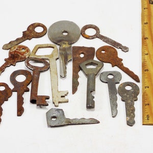 authentic keys large keys skeleton primitive keys classic decorative keys iron metal key steampunk findings door keys rustic farmhouse decor image 4