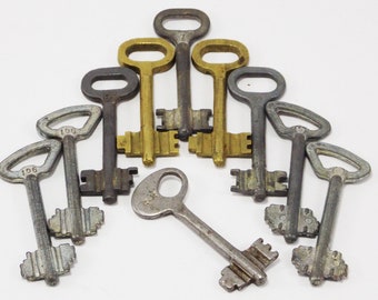 skeleton keys steampunk parts iron keys door primitive keys industrial decor metal keys antique keys supplies door keys old original keys