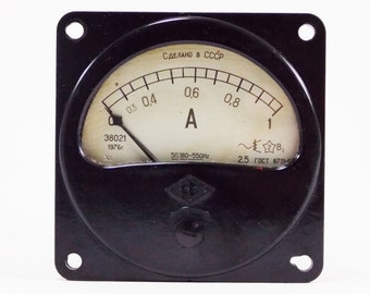 ammeter voltmeter electronic gadgets steampunk supplies electrical parts measuring device technology tool old machine parts industrial parts