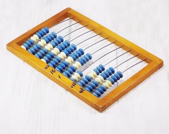Antigo ábaco contas de madeira plástico ábaco crianças brinquedo único ábaco computador contando quadro decoração do escritório acentos retro ábaco contador design