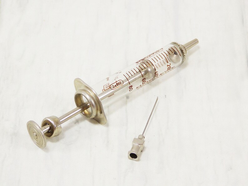 Needles syringe medical needles injection glass syringe Etsy
