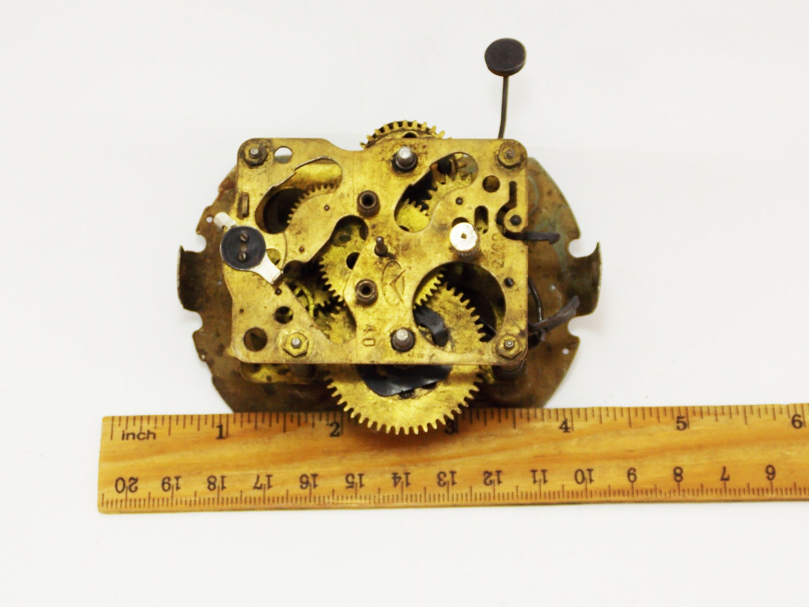 Broken clocks parts brass clock gears brass mechanism clock Etsy