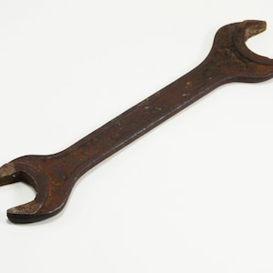 wrench mechanic auto moto wrench large metric wrench big industrial decor wrench metal mechanic tools spanner collectible craftsman tools