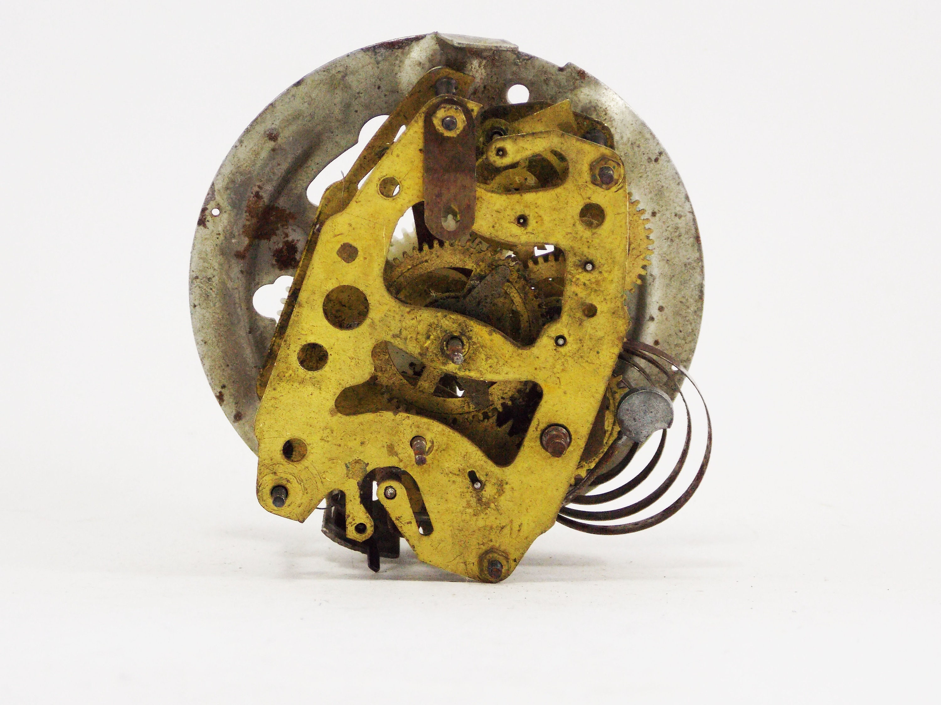 Mechanism clock repair alarm clock parts clock gears brass Etsy