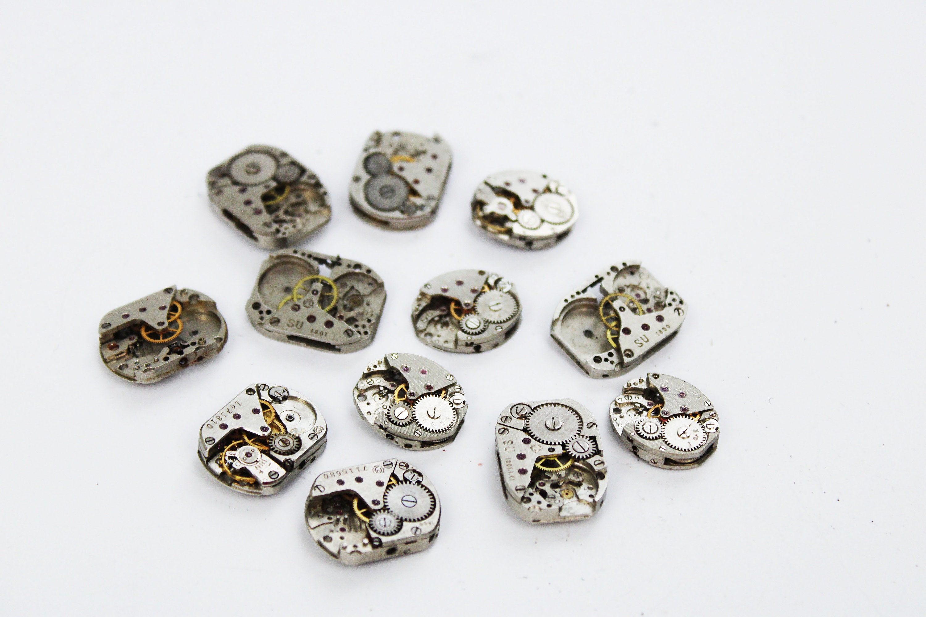 Watch repair movement watch parts mechanism watch gears Etsy