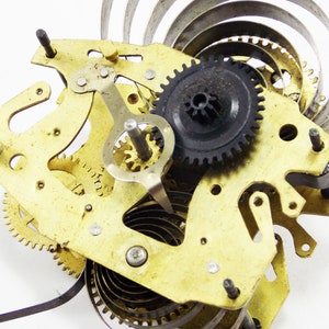 Mechanism Clock Repair Alarm Clock Parts Brass Plate Broken Clock ...