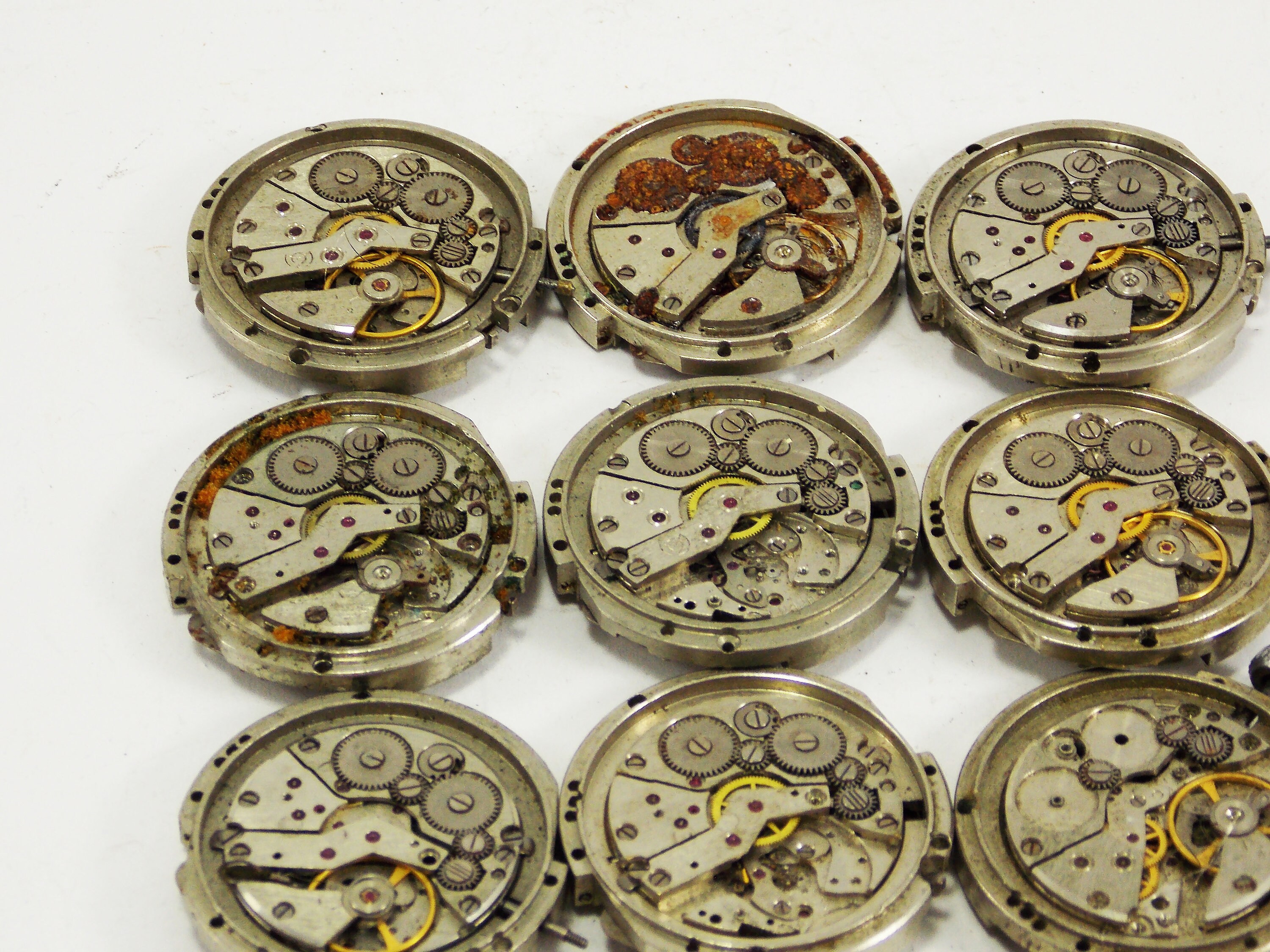 Movements watch repair watch parts brass gears mechanism watch Etsy