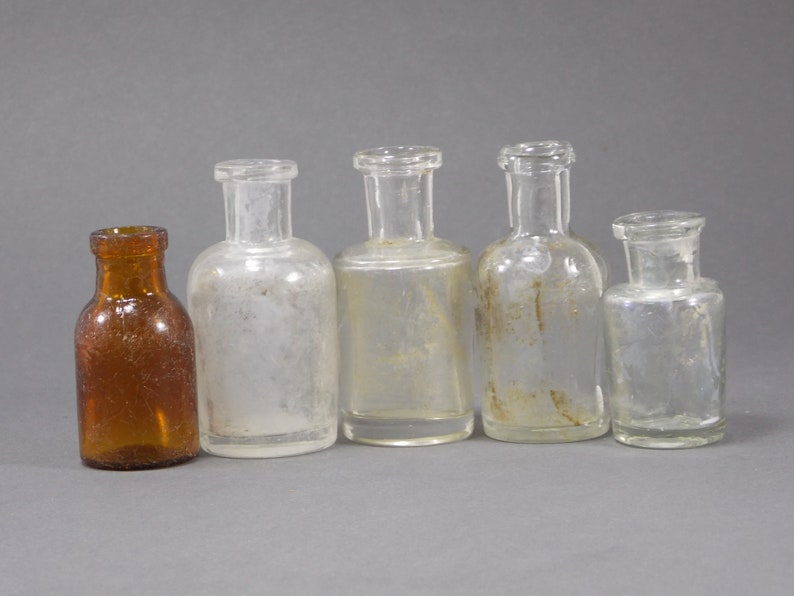 Glass Jars Medical Bottles Laboratory Tools Hospital Supply Etsy
