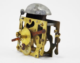 Mouvement pièces d'horloge cassé mécanisme de réveil réparation d'horloge engrenages d'horloge plaque en laiton pièces steampunk fourniture d'horloge pièces de montre horlogerie