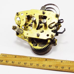 Movement clock repair mechanism clock parts clock gears brass | Etsy
