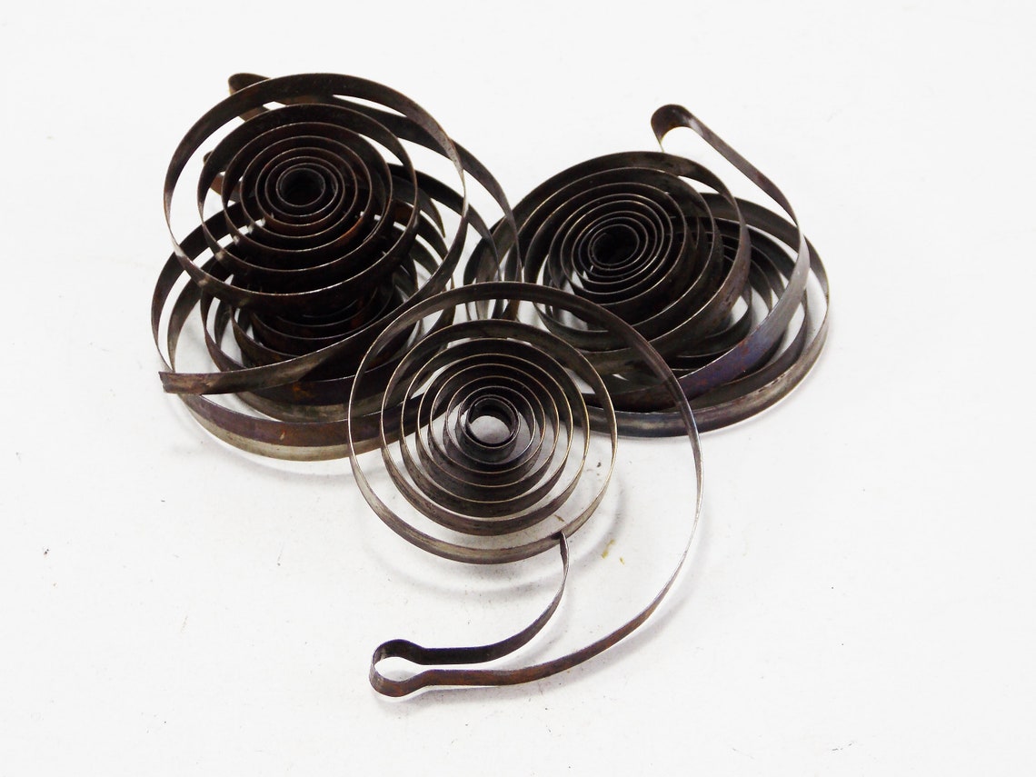 Clock parts clock springs alarm clock repair clock balance Etsy