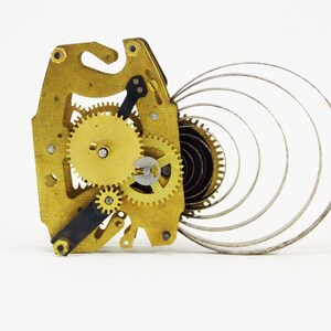 Mechanism Gears Brass Steampunk Clock Parts Movement Clock Springs ...