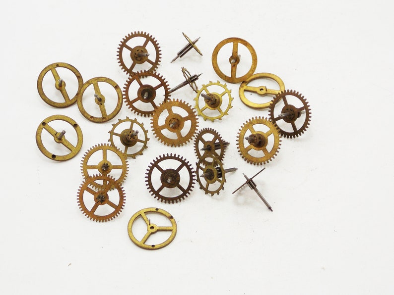 Clock Gears Clock Parts Watch Gears Watch Parts Clock Pieces Etsy