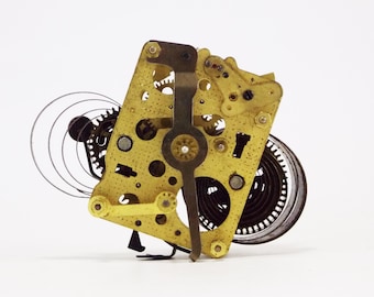 koła zębate zegara mosiężny ruch części zegara mechanizm naprawa zegara steampunk części metalowa równowaga części mosiężne budzik dostawa części zegarów