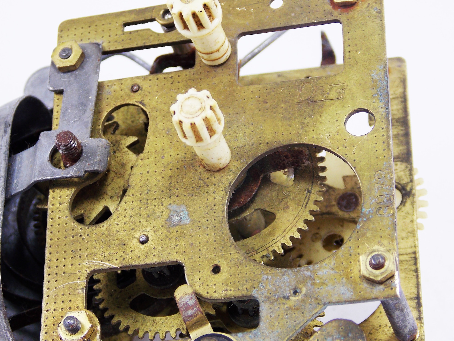 Movement clock parts broken alarm clock mechanism clock repair Etsy