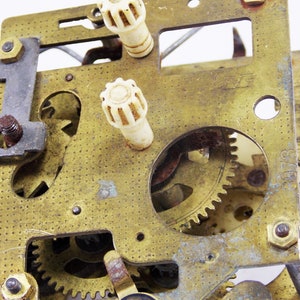 Movement Clock Parts Broken Alarm Clock Mechanism Clock Repair Clock ...