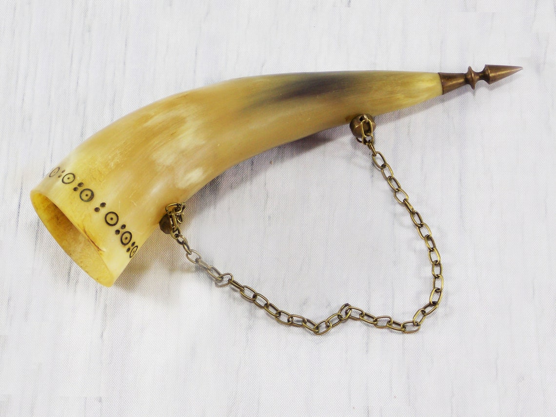Drink horn viking war goat horn souvenir cup little horn Etsy