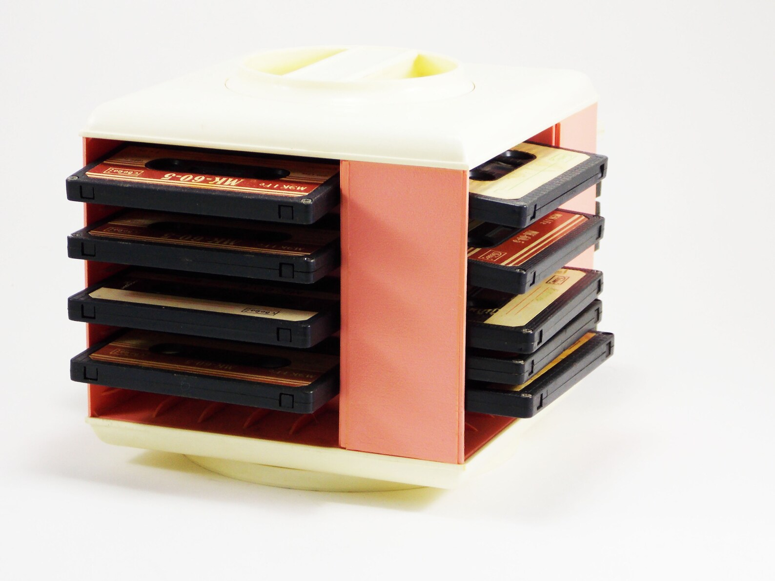 Cassette holder retro cassette box music cassette player old Etsy