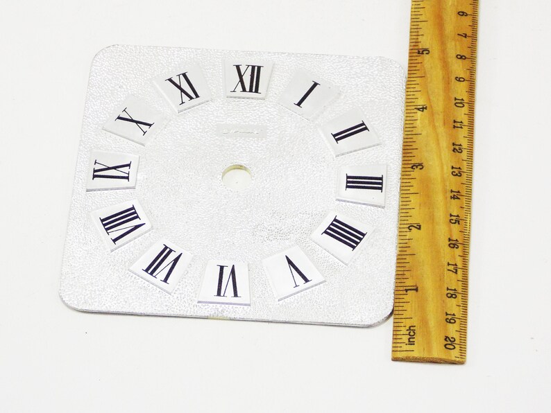 Clock face square clock dial movement clock parts clock repair Etsy