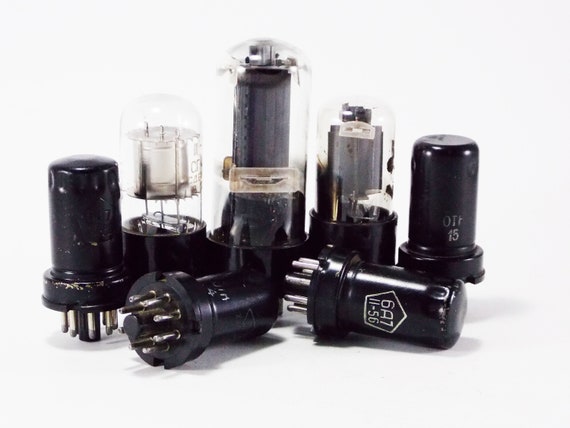 Vacuum Tube Radio Lamp Glass Tube Steampunk Parts Electrical Etsy