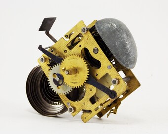 alarm clock broken mechanical balance steampunk projects clock brass mechanism clock parts movement clock repair brass gears cockworks parts