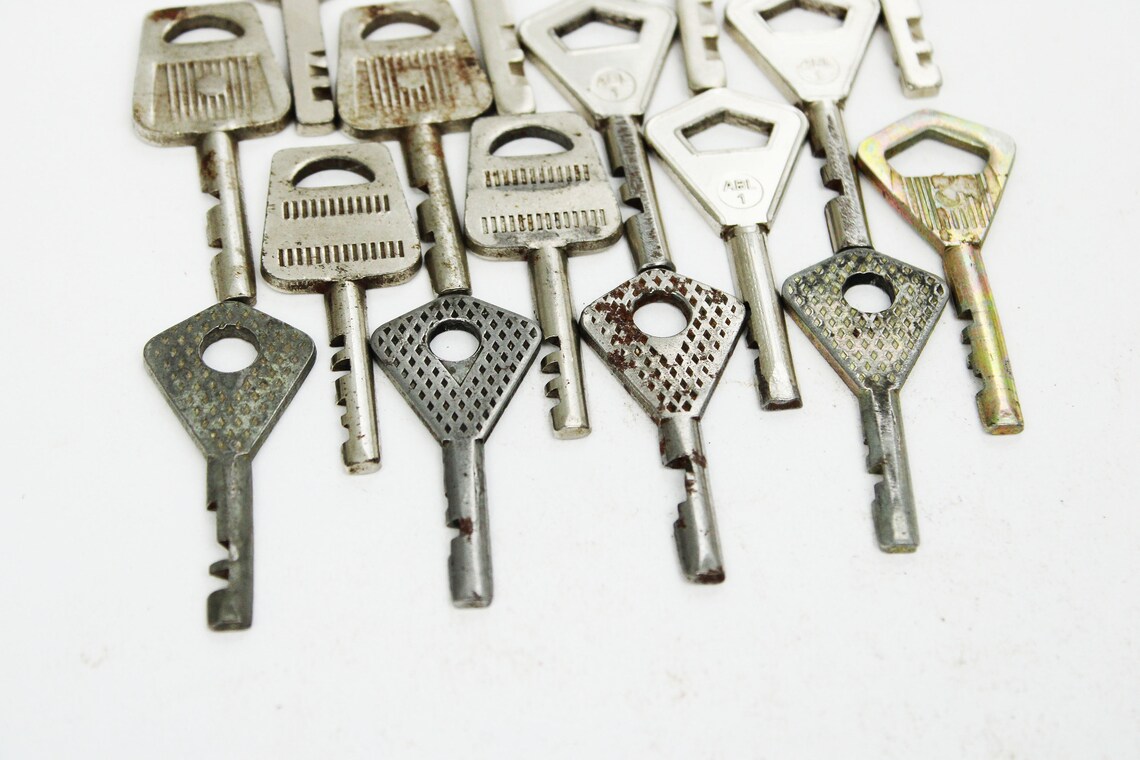 House keys skeleton keys antique original keys steampunk Etsy