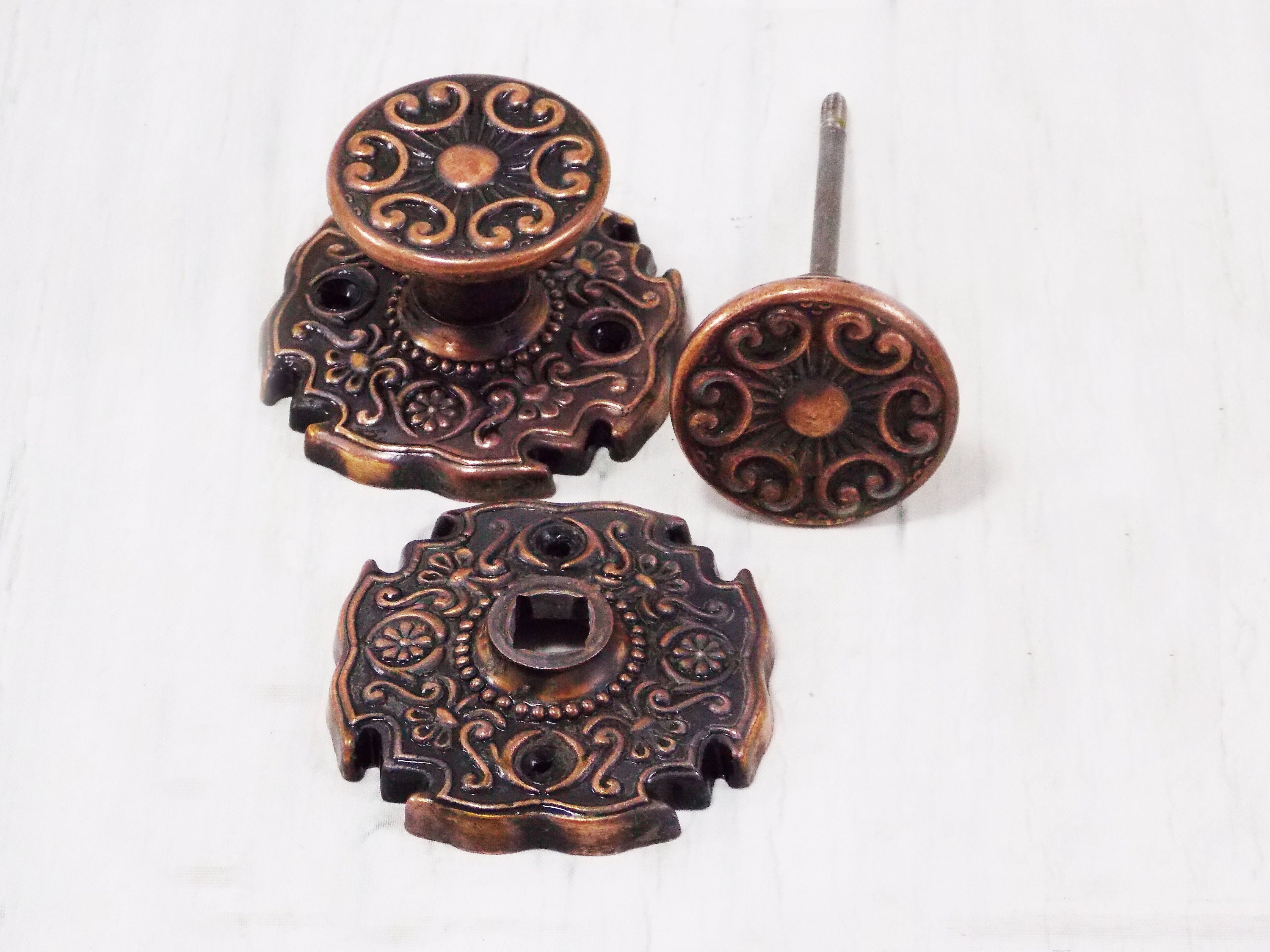 Door knobs antique rustic knobs door furniture Etsy