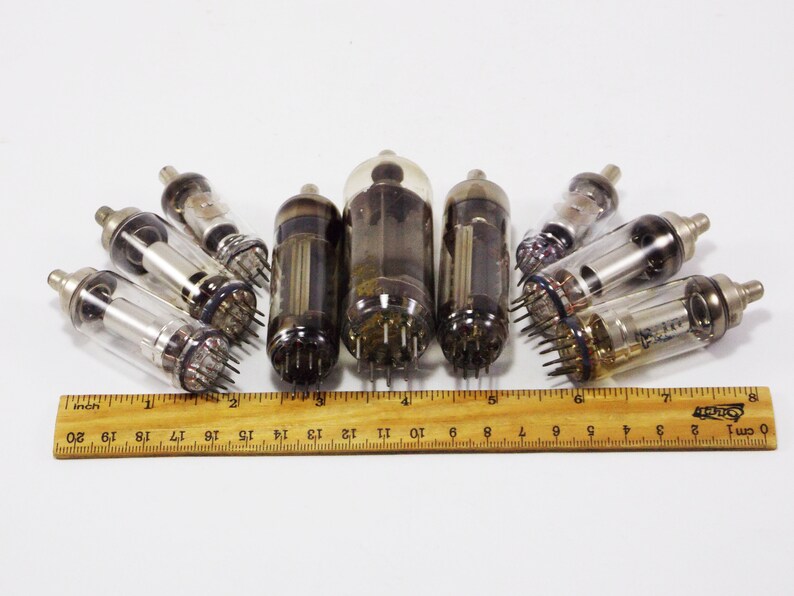 Vacuum tubes radio lamp electronic parts glass lamp Etsy
