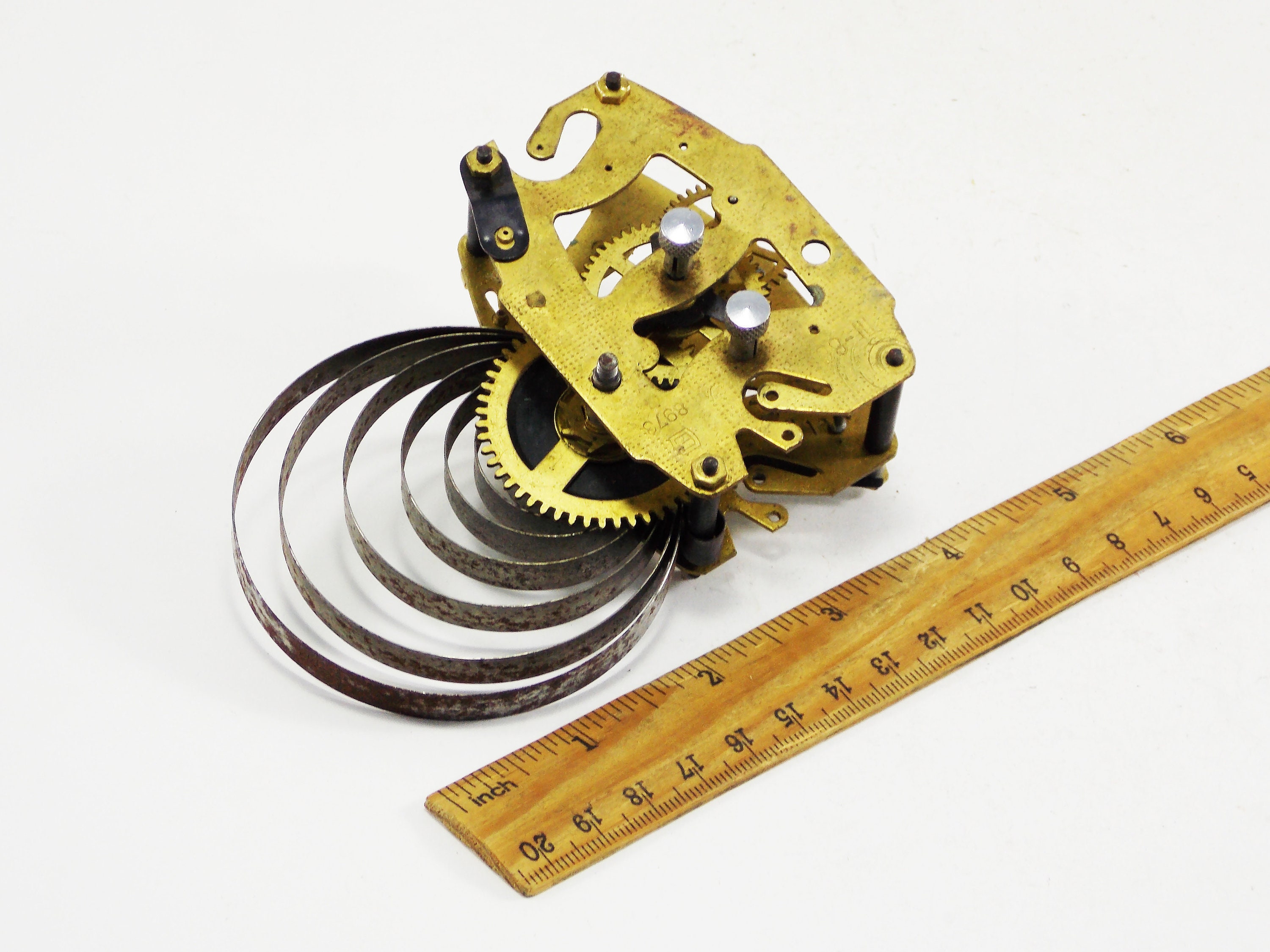 Clock repair clock spring brass plate movement clock parts Etsy