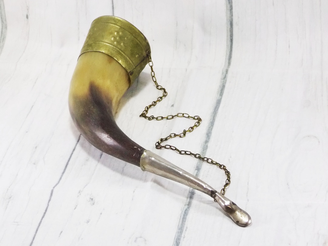 Boccale Da Birra In Corno Vichingo Medievale, Fatto A Mano - Foto 2