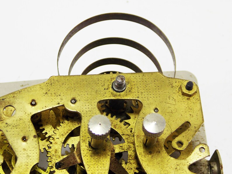 Clock Parts Clock Gears Brass Plate Mechanism Clock Repair Alarm Clock ...