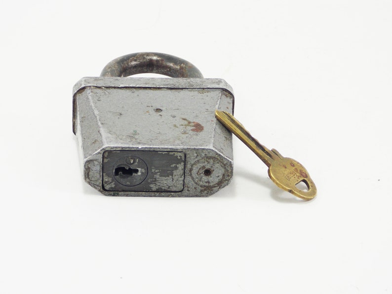 padlock and key metal padlock without key love lock collectible padlock brass key wedding lock steampunk decor farmhouse style padlock door