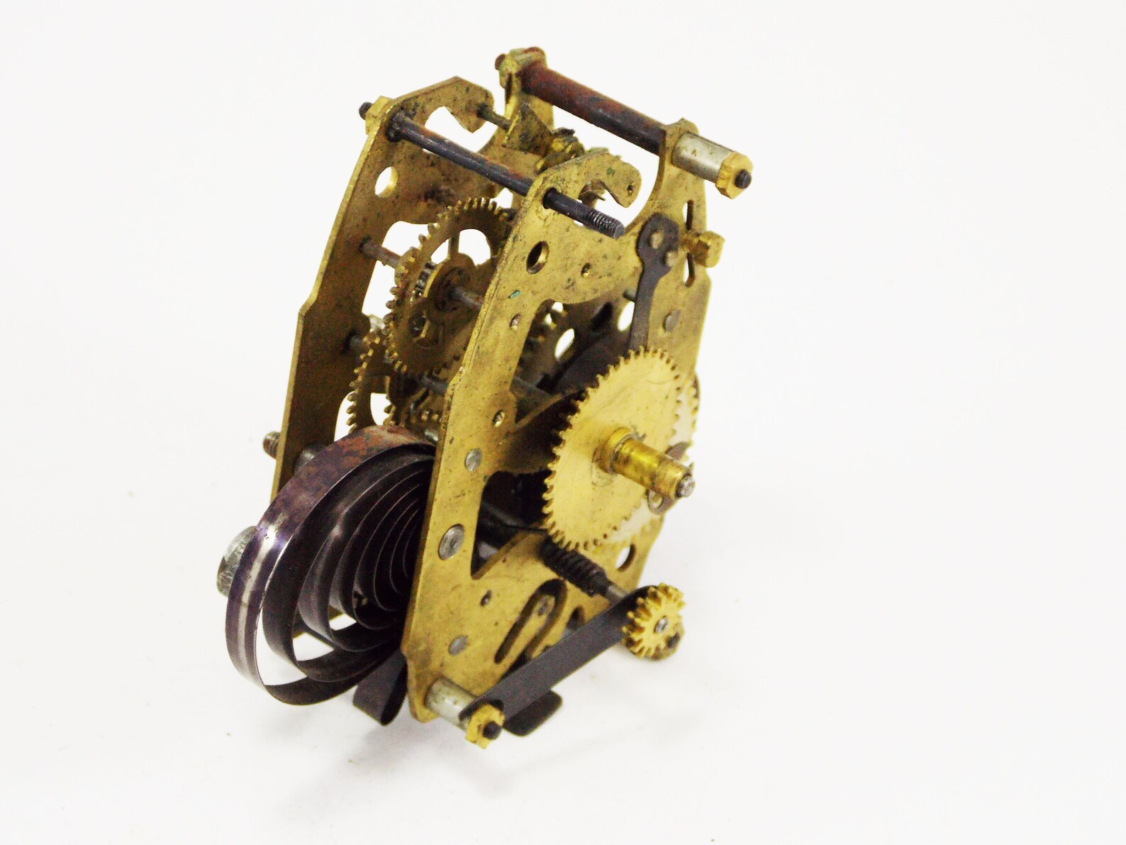 Brass clock parts mechanism clock repair alarm clock broken Etsy