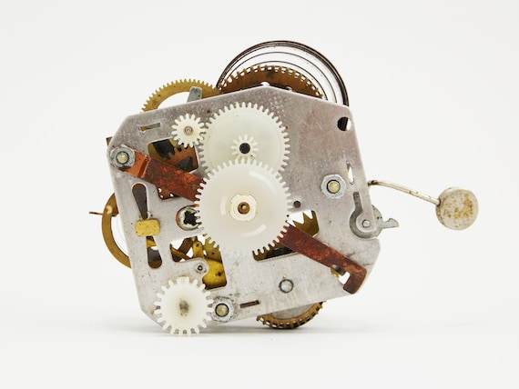 components clock steampunk mask metal balance clock gears alarm clock parts tools jewelry findings golden plated metal gears brass parts