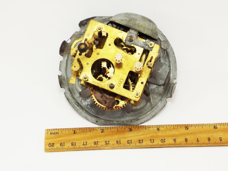 Movement clock parts alarm clock repair brass mechanism clock Etsy