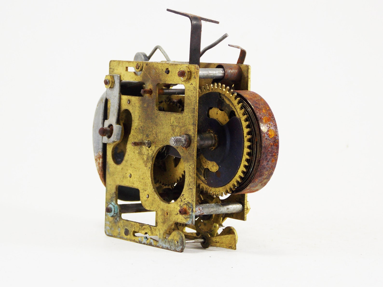 Clock parts brass mechanism alarm clock repair components Etsy